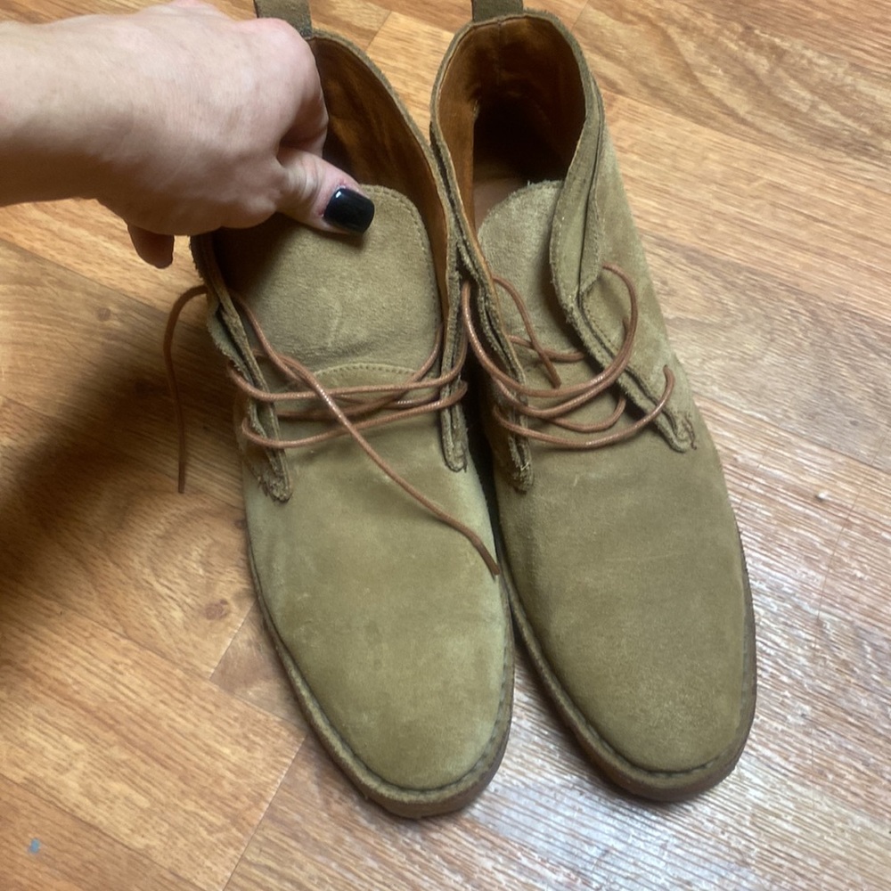 Zara suede tan boots